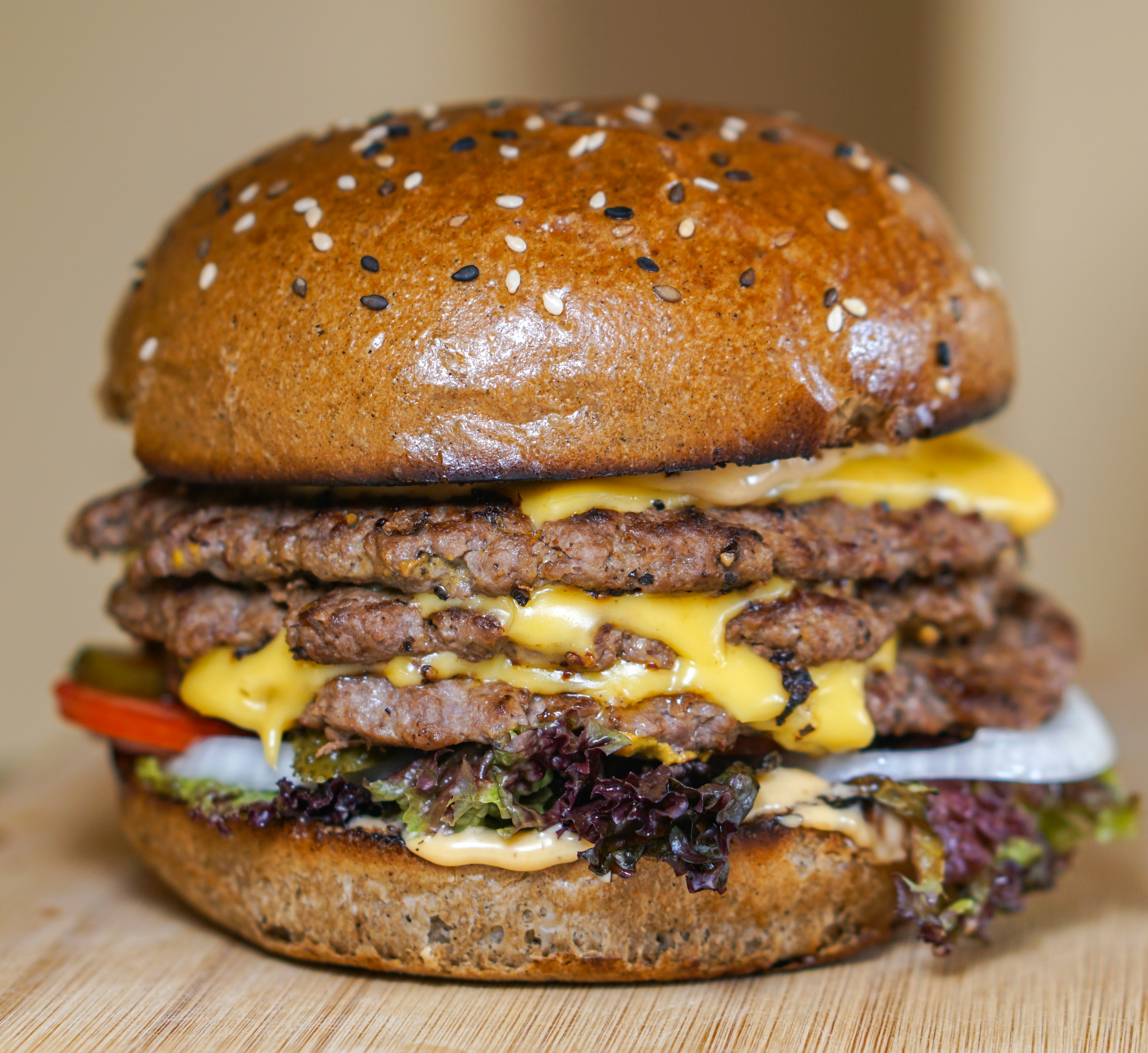Hamburguesa triple carne